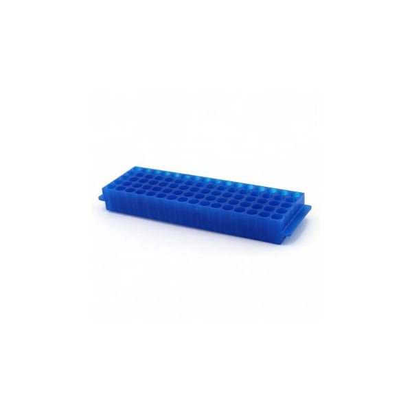 Scientific Specialties Micro-Tube Racks/Plates, Fluorescent Blue, 5/PK 164102 - main